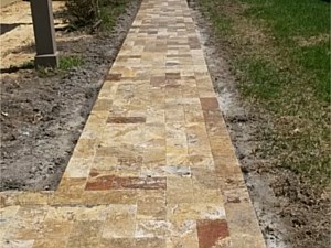 Natural Stone Pavers Pathways, Tampa, FL